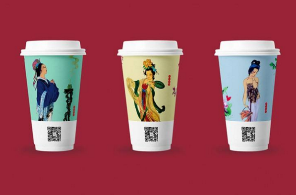 奶茶包裝設(shè)計(jì)的市場(chǎng)！情侶和奶香融合的主題很適合！