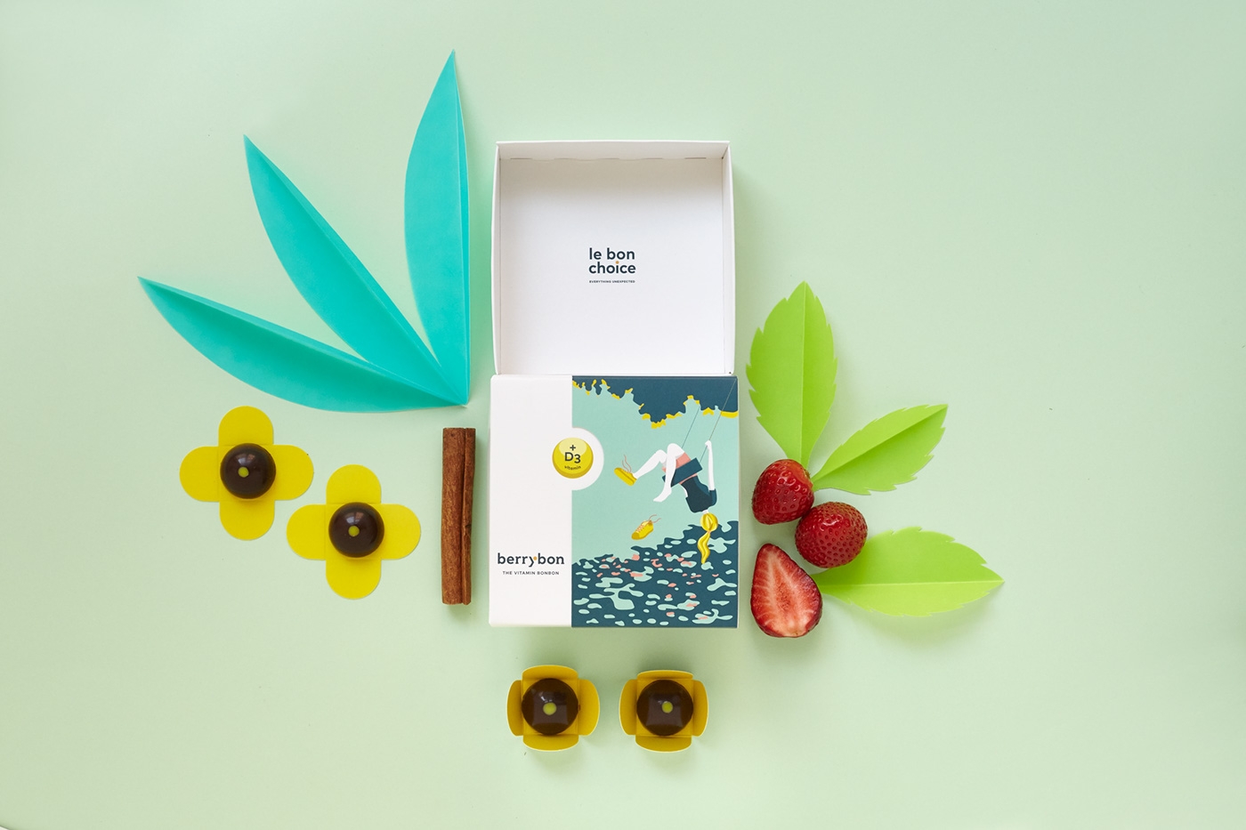 花一樣的維生素糖果包裝設計-創意我只服你