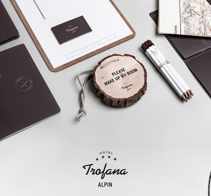 奧地利Trofana Alpin四星級酒店VI設(shè)計(jì)