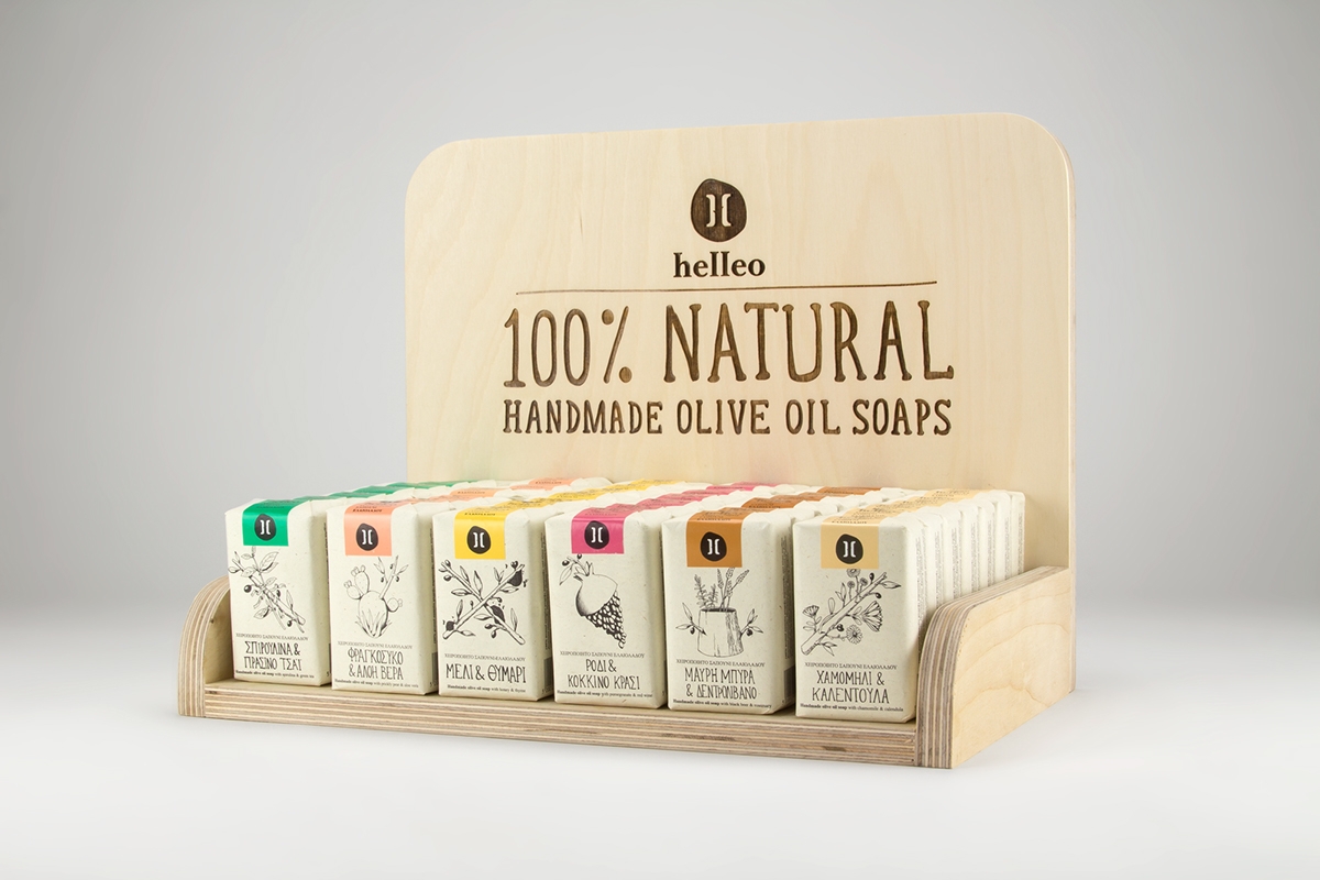 Helleo天然肥皂系列品牌包裝設(shè)計(jì)，六個(gè)肥皂，六個(gè)故事