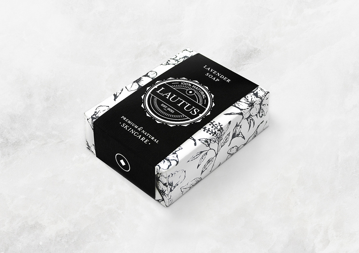 化妝品護膚產(chǎn)品包裝設計— 百分之百天然手工皂，沐浴露和洗滌液品牌包裝設計
