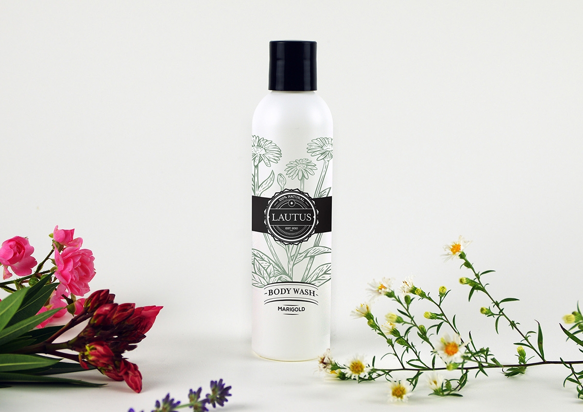 化妝品護膚產(chǎn)品包裝設計— 百分之百天然手工皂，沐浴露和洗滌液品牌包裝設計