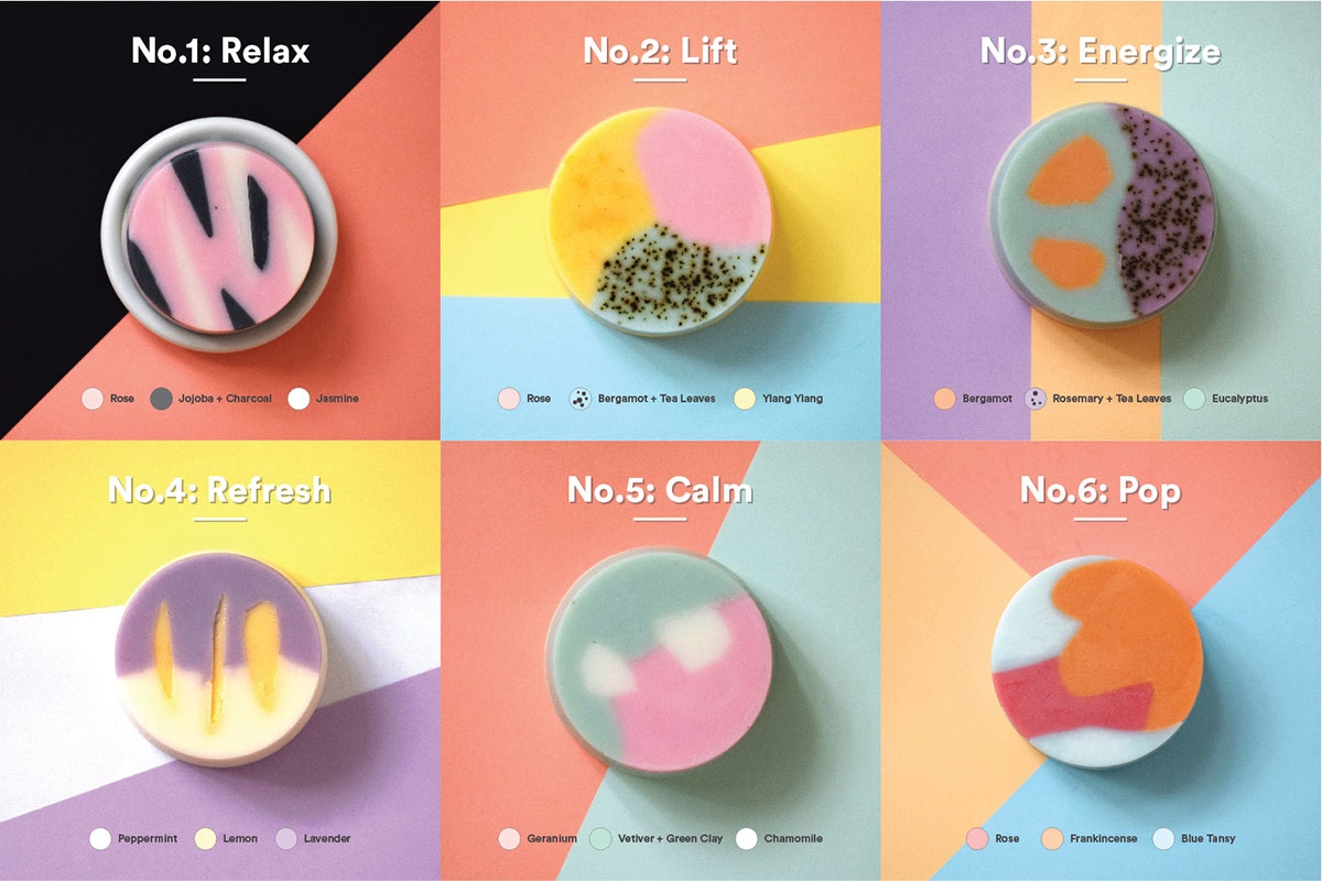 沐浴時間，全新的沐浴用品香皂產品包裝設計，盡情的放松休息吧！