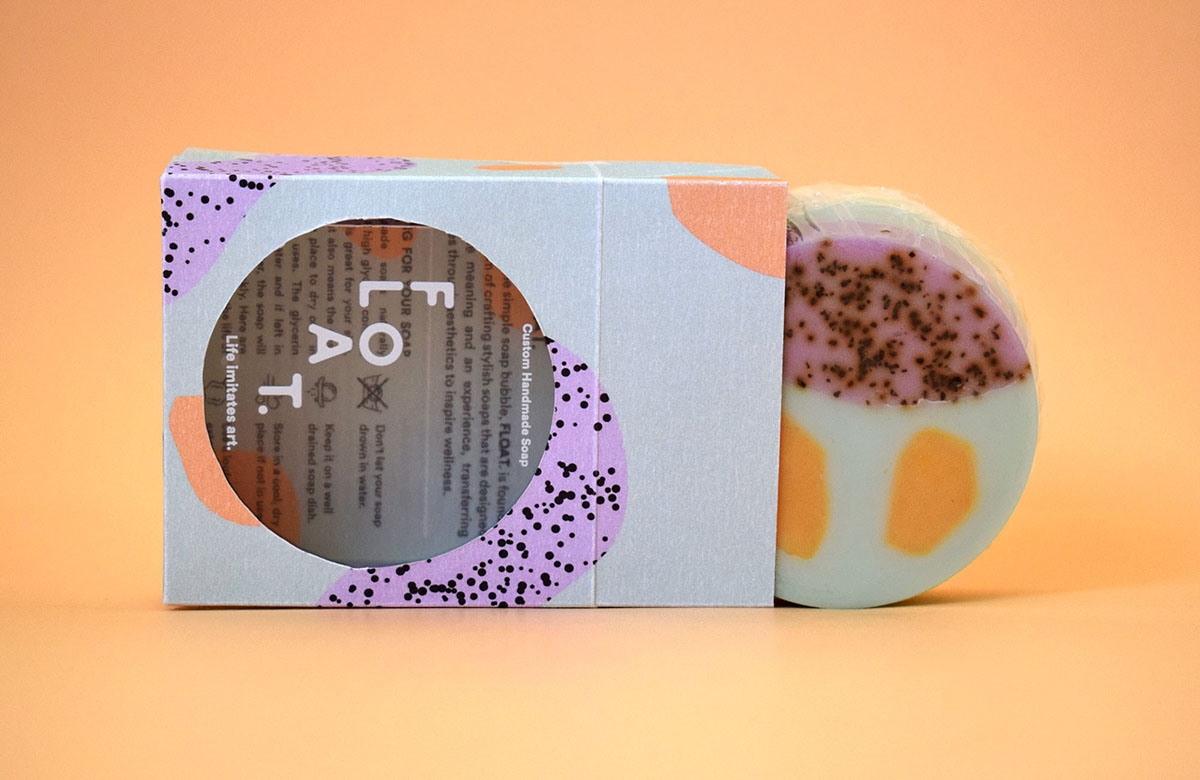 沐浴時間，全新的沐浴用品香皂產品包裝設計，盡情的放松休息吧！