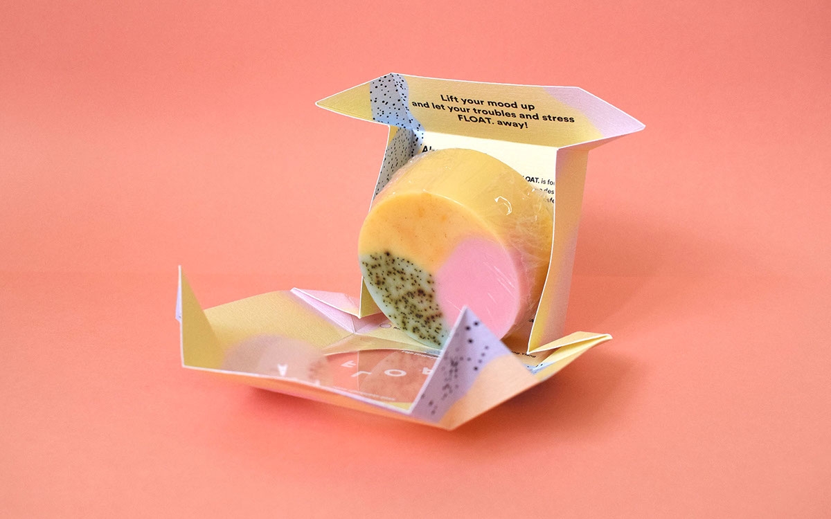 沐浴時間，全新的沐浴用品香皂產品包裝設計，盡情的放松休息吧！