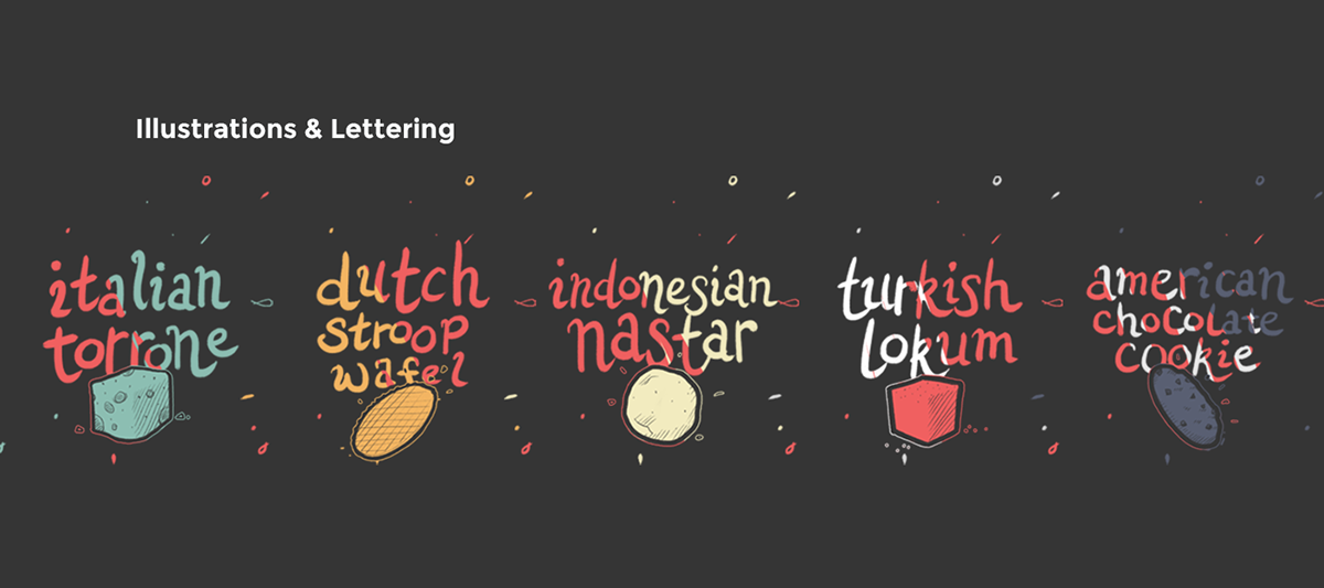 “Sweet of the World”，全球糖果食品包裝設(shè)計(jì)