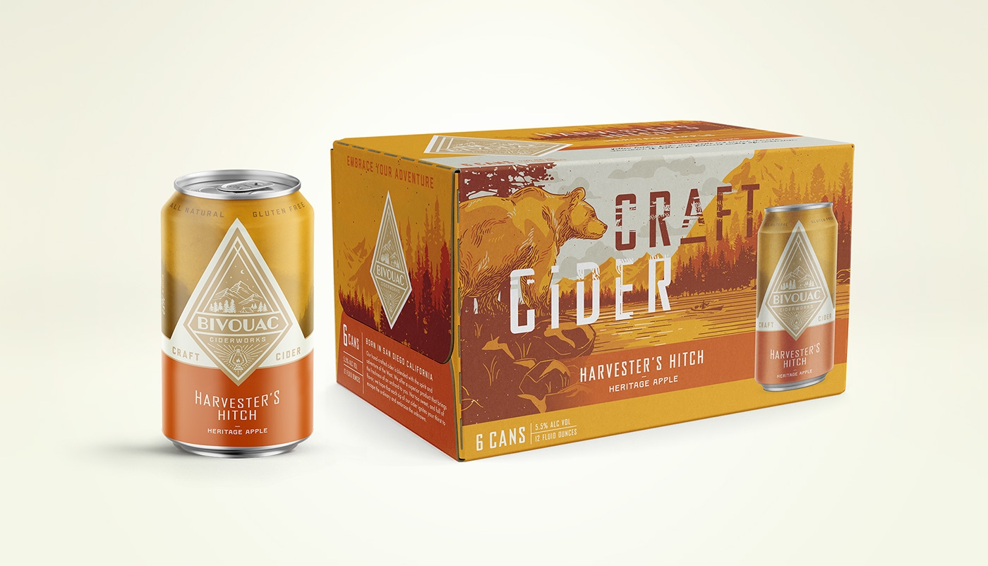 帶你逃離平凡的蘋果酒飲料包裝設計