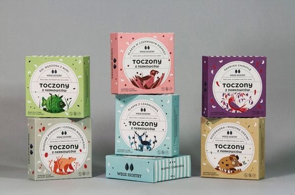 可鹽可甜，動物愛好者的心頭好｜小清新插畫素食包裝設(shè)計