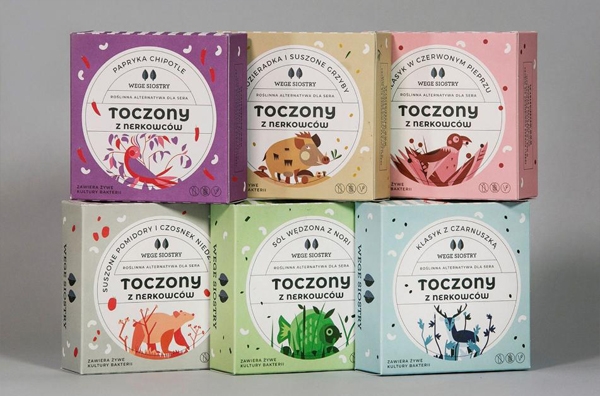 可鹽可甜，動物愛好者的心頭好｜小清新插畫素食包裝設(shè)計