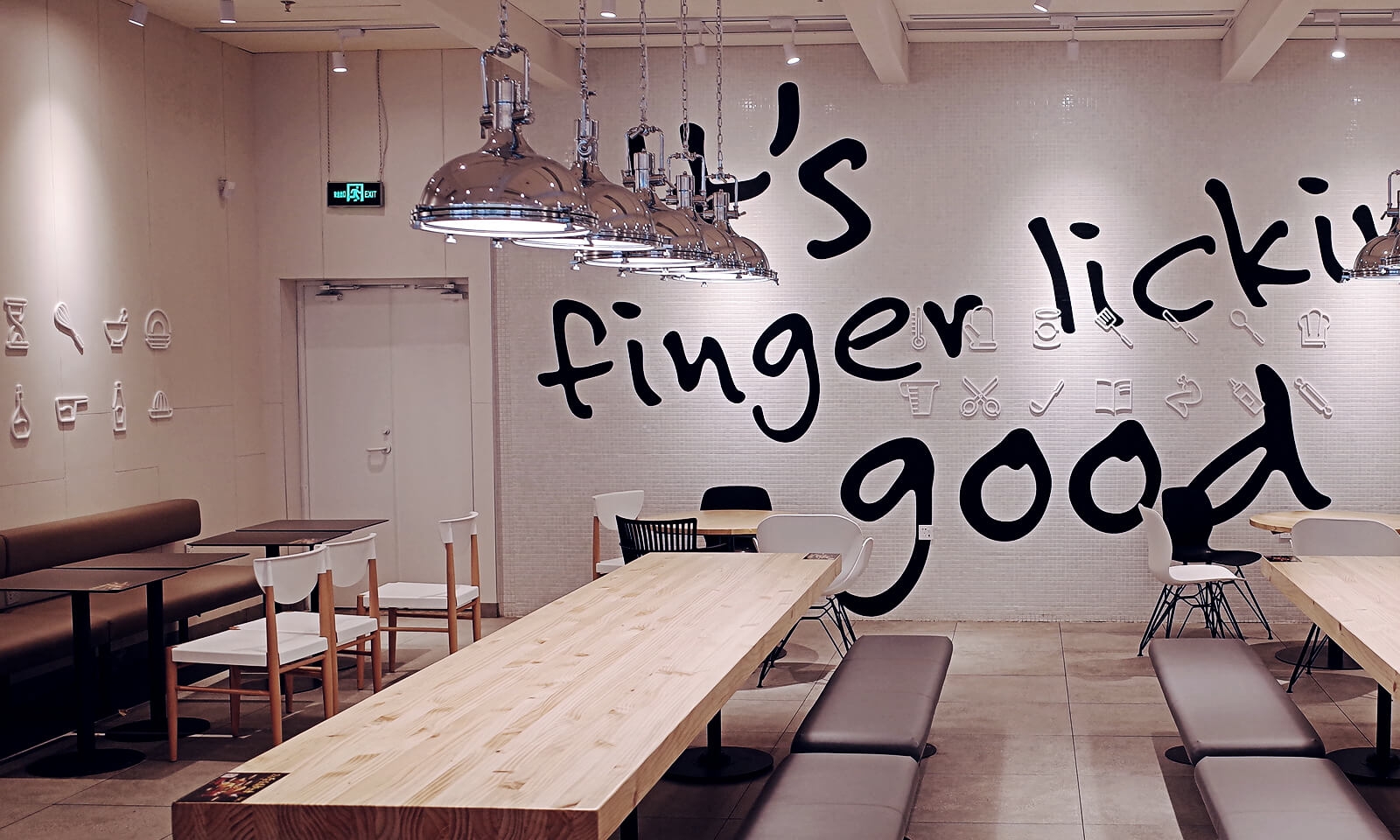 經(jīng)常去肯德基，卻沒有發(fā)現(xiàn)墻上的小巧思|壁畫插畫設計