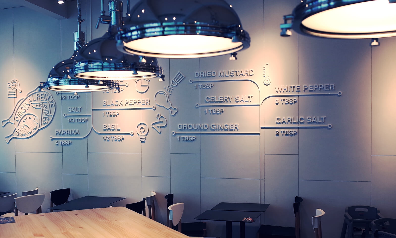 經(jīng)常去肯德基，卻沒有發(fā)現(xiàn)墻上的小巧思|壁畫插畫設計